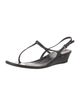 Prada Leather Slingback Sandals