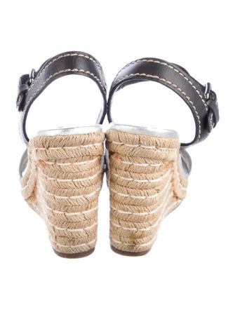 Prada Leather Espadrilles