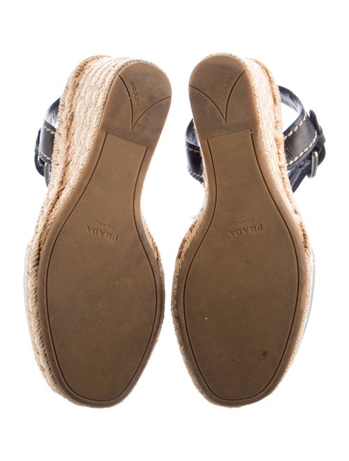 Prada Leather Espadrilles