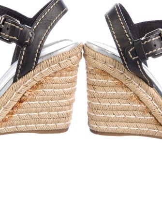 Prada Leather Espadrilles