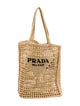 Prada Raffia Grass Tote
