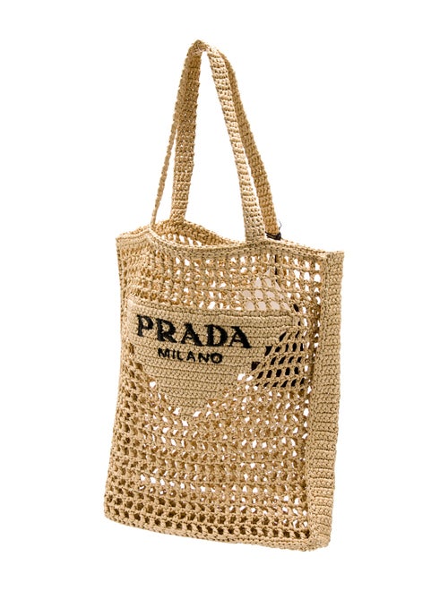 Prada Raffia Grass Tote