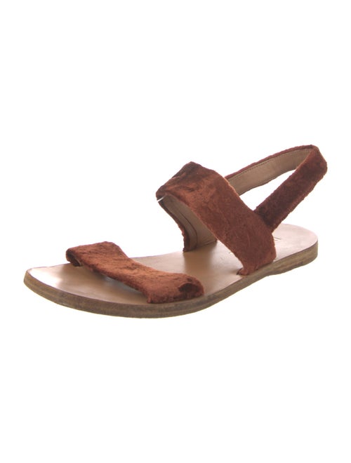 Prada Velvet Slingback Sandals