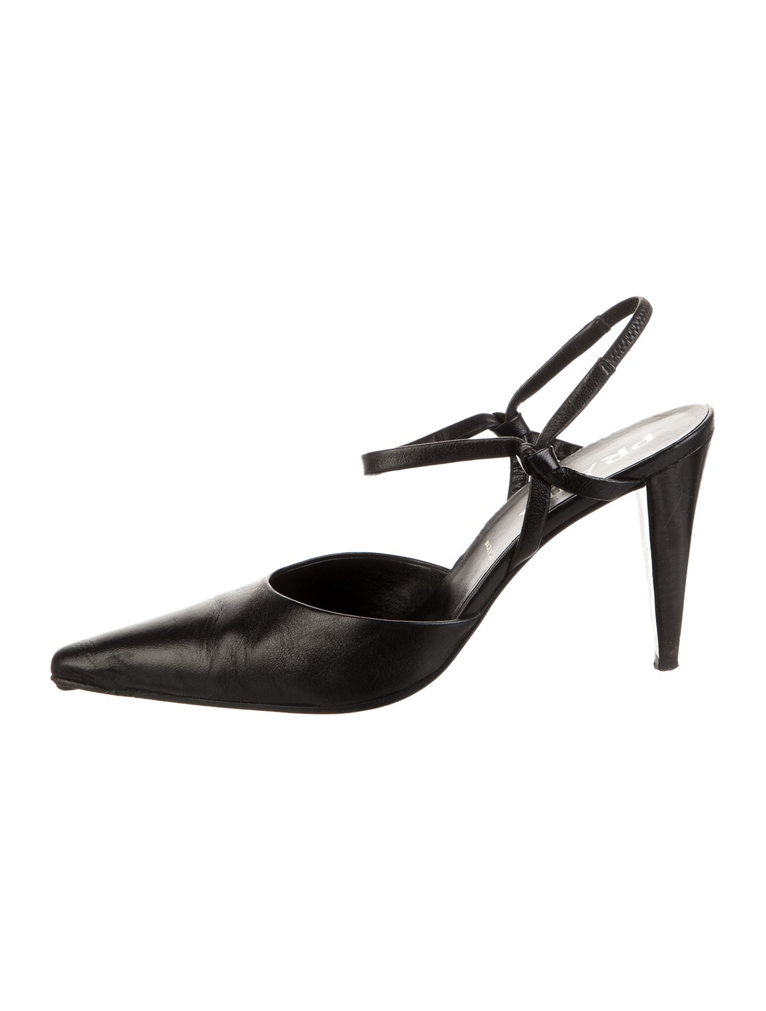 Prada Leather Slingback Pumps