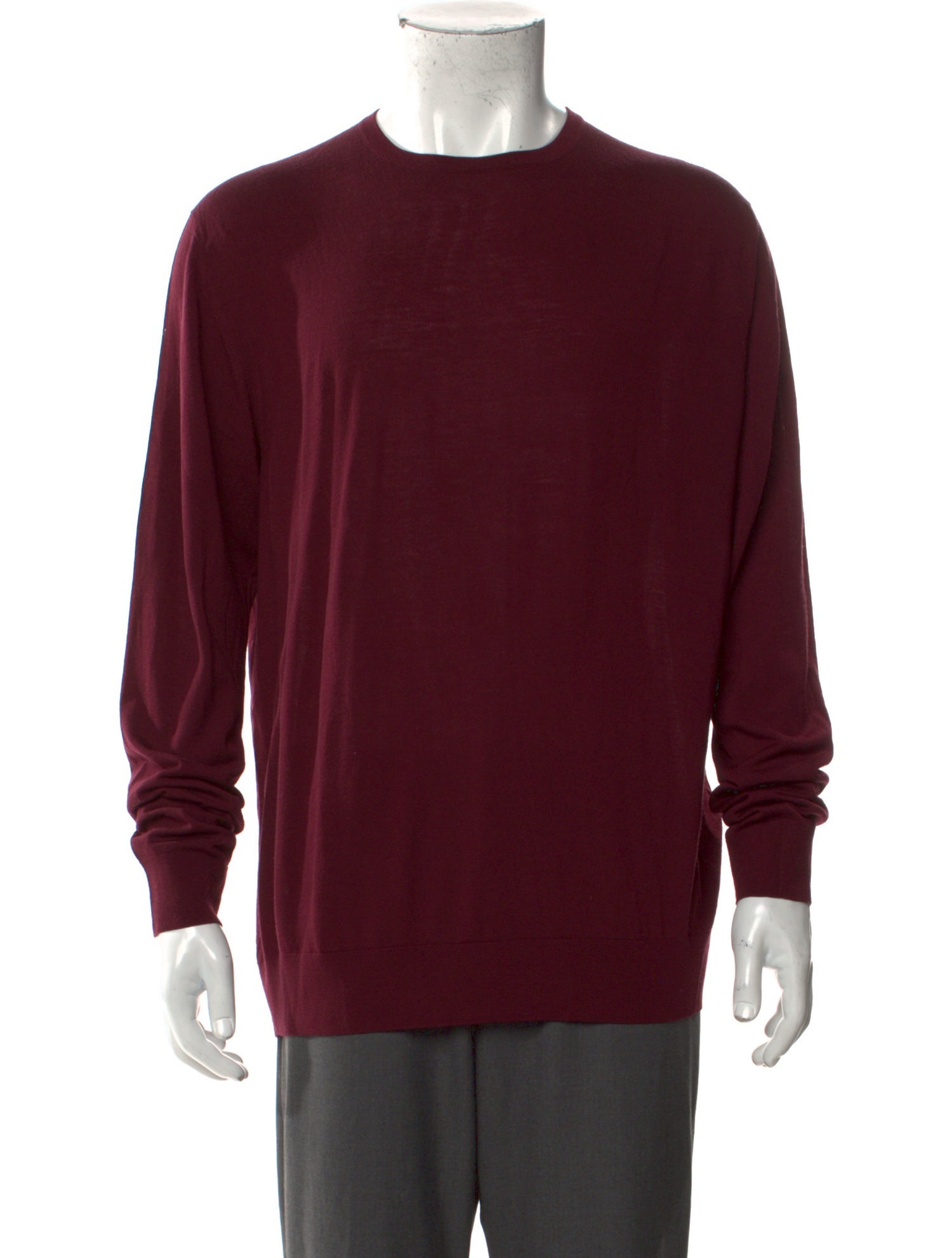 Prada Virgin Wool Crew Neck Pullover