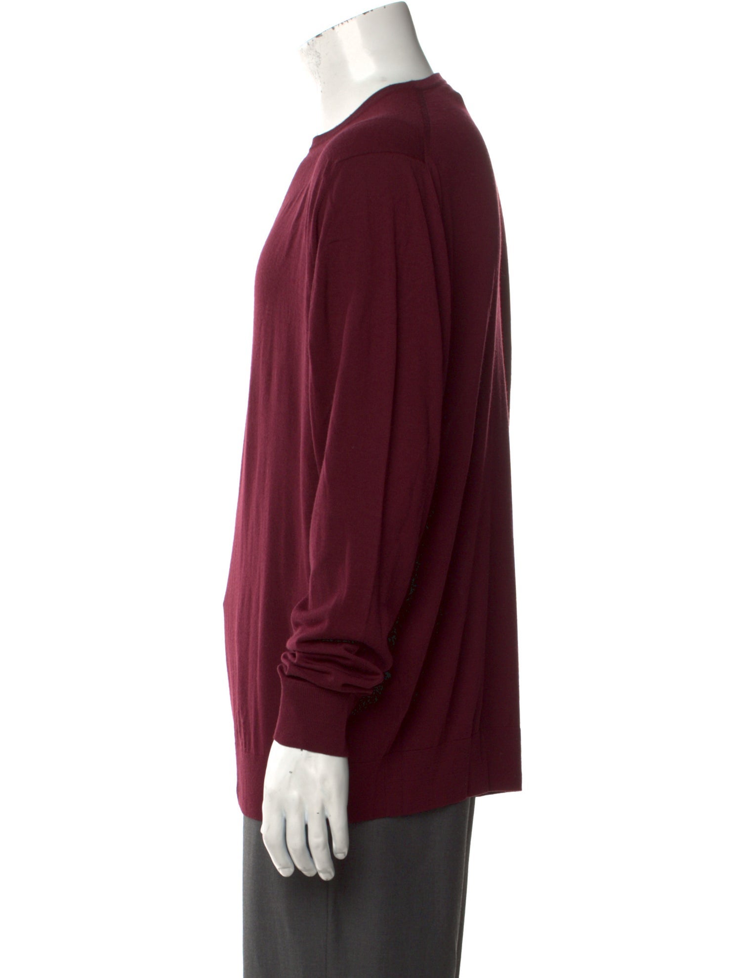 Prada Virgin Wool Crew Neck Pullover