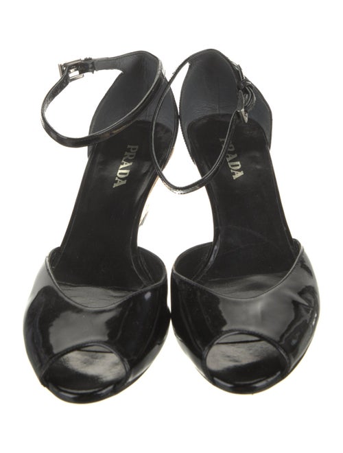 Prada Patent Leather Sandals