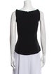 Prada Plunge Neckline Sleeveless Top