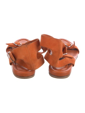 Prada Suede T-Strap Sandals