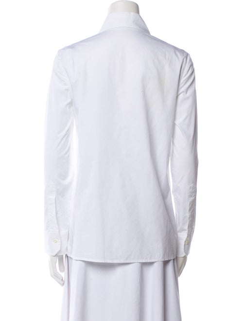 Prada 2019 Long Sleeve Button-Up Top