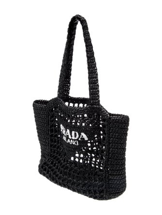 Prada Raffia Grass Tote Small