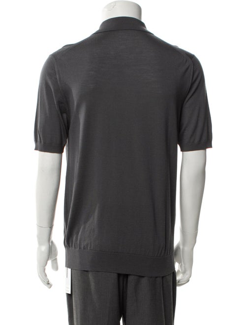 Prada 2015 Mock Neck Polo Sweater