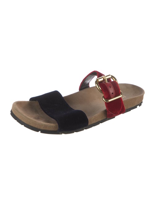 Prada Velvet Slides