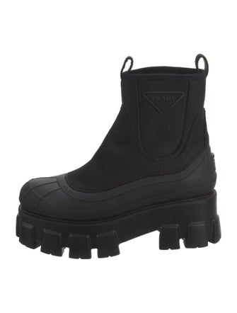 Prada Neoprene Chelsea Boots