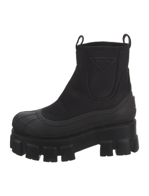 Prada Neoprene Chelsea Boots