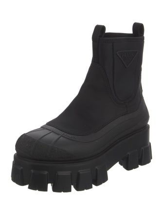 Prada Neoprene Chelsea Boots