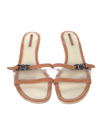 Prada Leather Slides