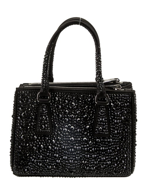 Prada Raso Galleria Double Zip Mini