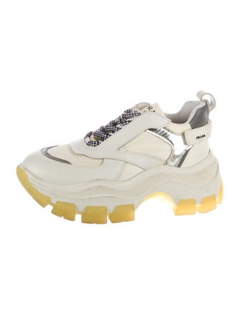 Prada Leather Chunky Sneakers