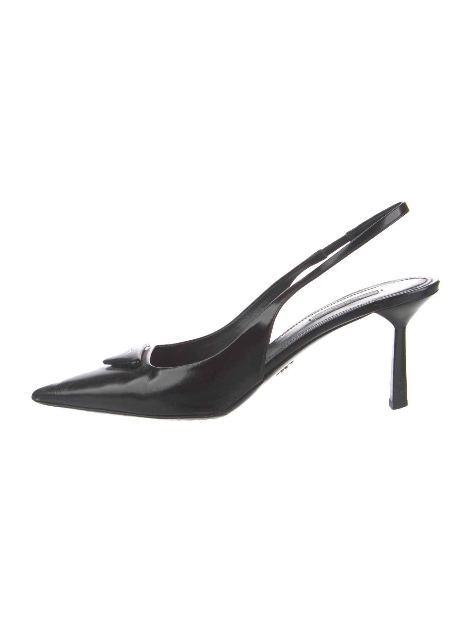 Prada Leather Slingback Pumps