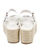 Prada Leather Braided Accents Espadrilles