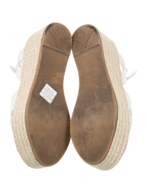 Prada Leather Braided Accents Espadrilles