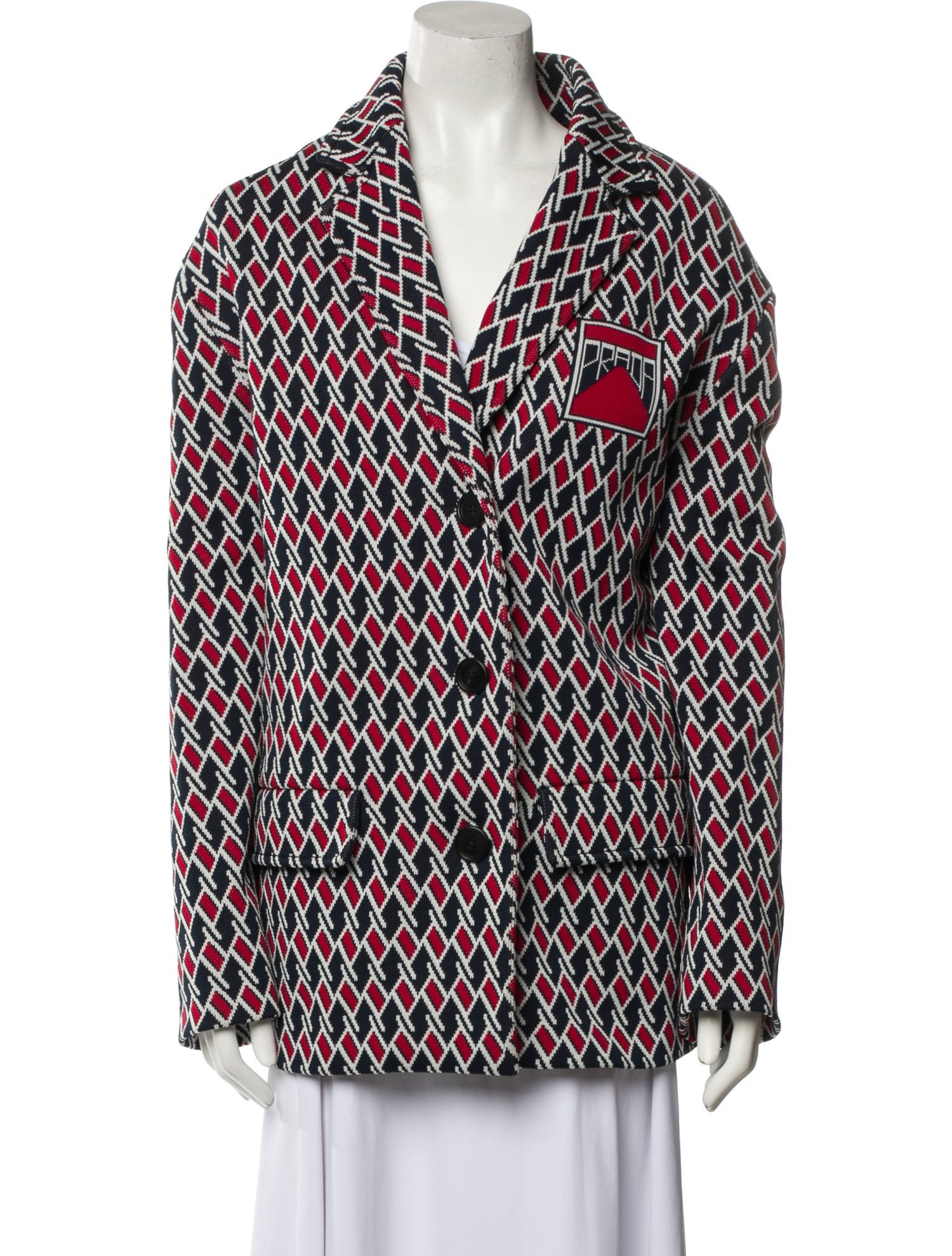 Prada 2019 Printed Blazer