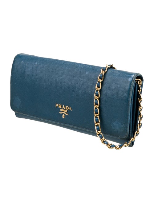 Prada Saffiano Cuir Leather Metal