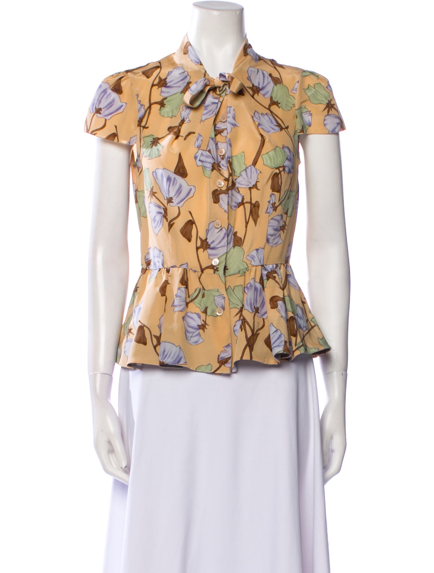 Prada Vintage 2008 Button-Up Top