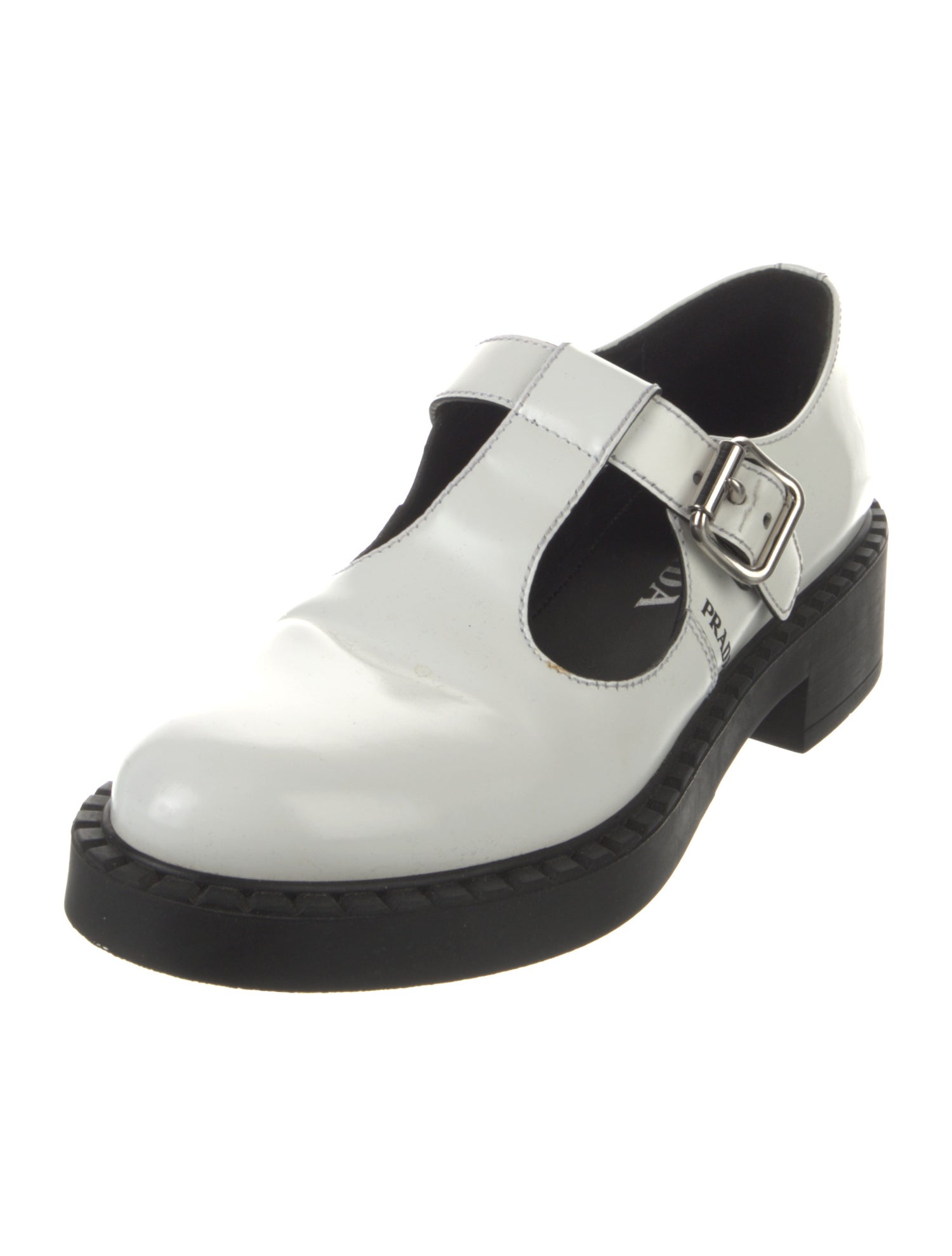 Prada Patent Leather Mary Jane Flats
