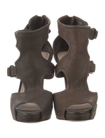 Prada Leather T-Strap Pumps