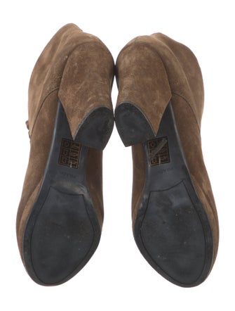 Prada Suede Lace-Up Boots