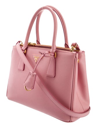 Prada Saffiano Leather Galleria Double Zip Small