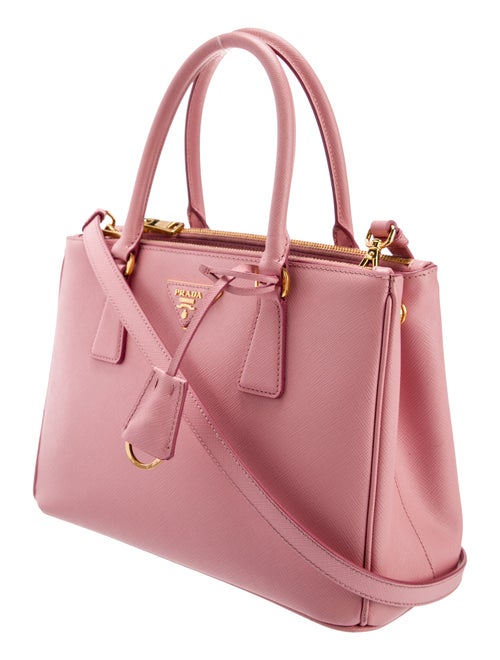 Prada Saffiano Leather Galleria Double Zip Small