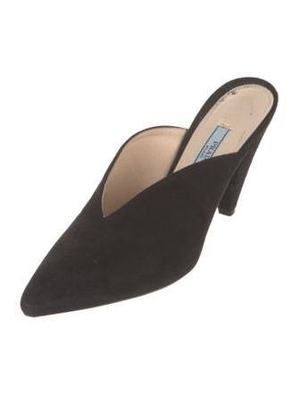 Prada Suede Mules
