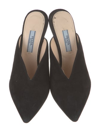 Prada Suede Mules