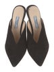 Prada Suede Mules