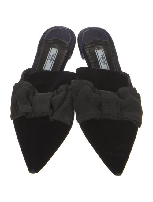 Prada Velvet Mules