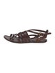 Prada Leather Gladiator Sandals