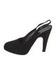 Prada Suede Slingback Pumps