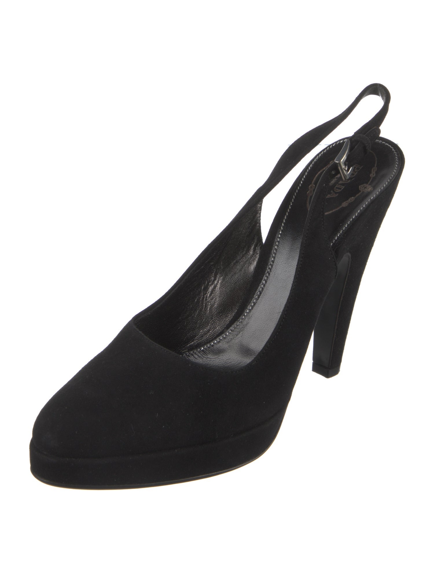 Prada Suede Slingback Pumps