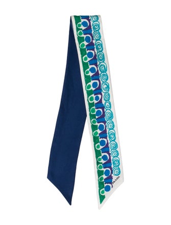 Prada Silk Printed Scarf