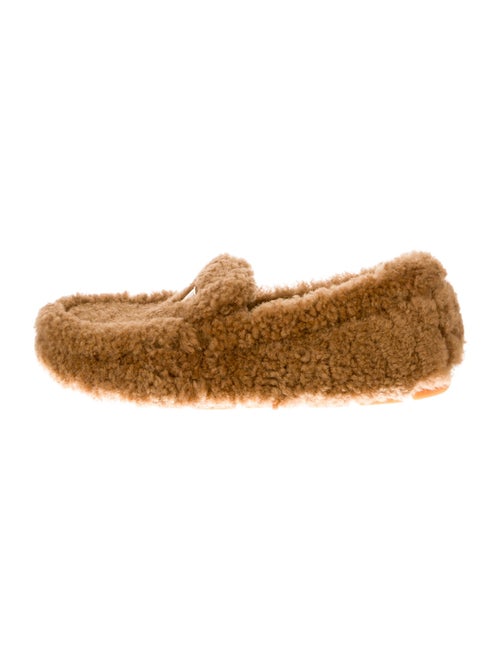 Prada Shearling Moccasins