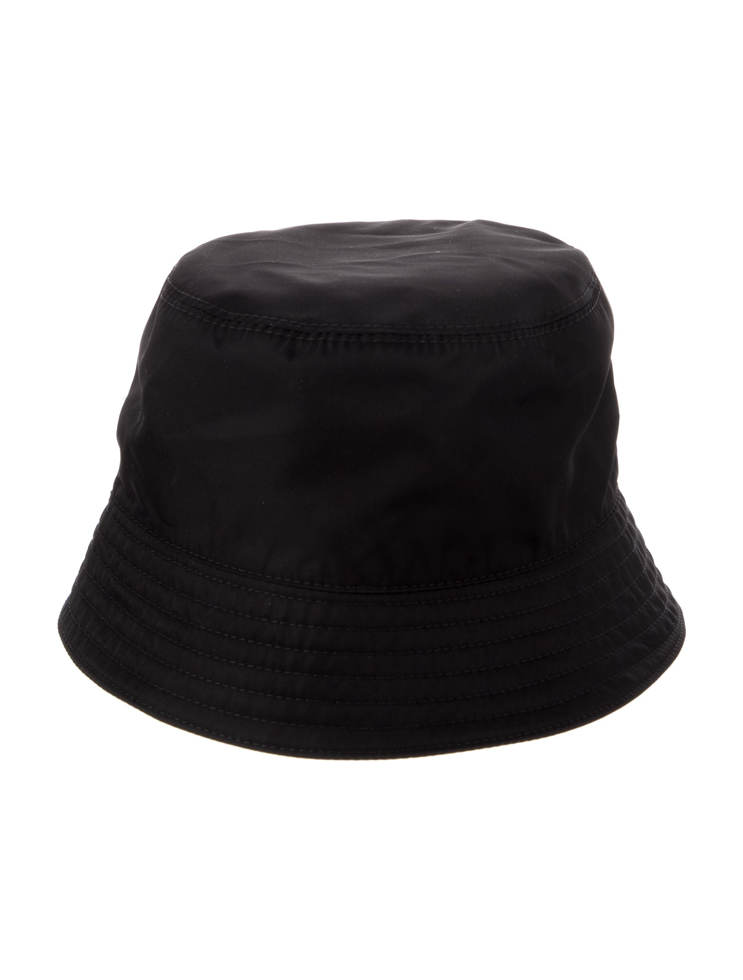 Prada Black bucket hat