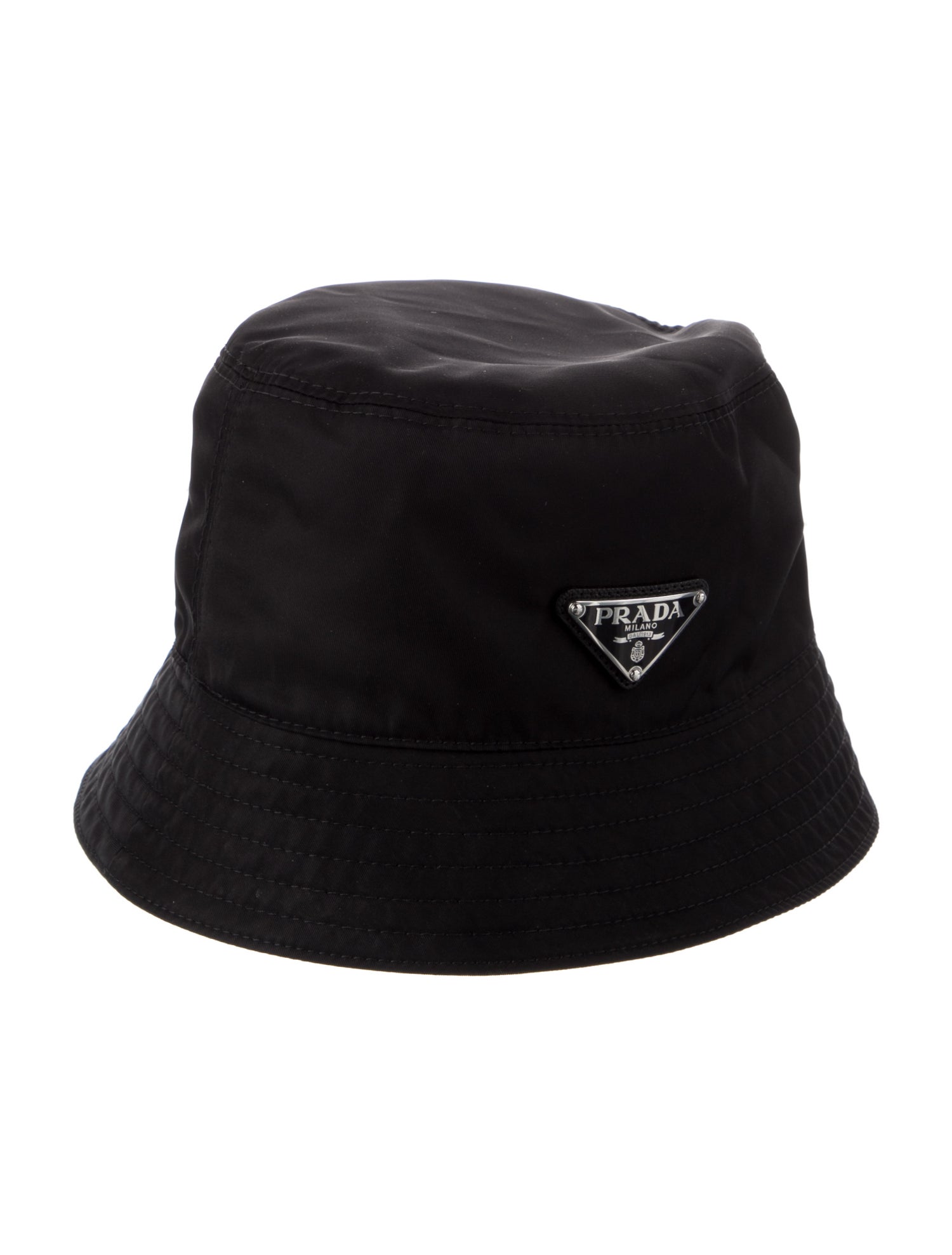 Prada Black bucket hat
