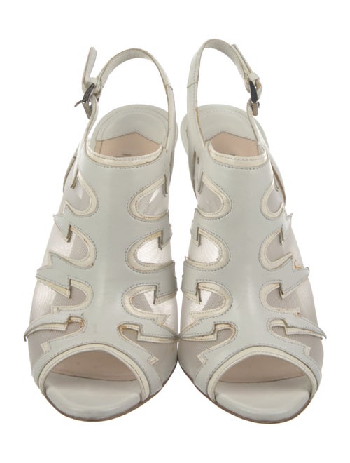 Prada Mesh Slingback Pumps