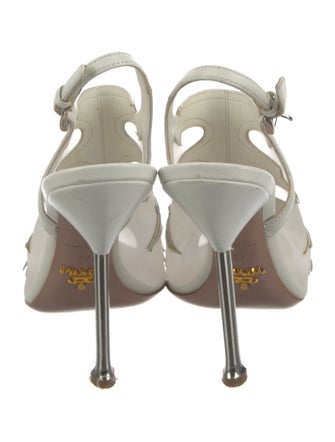 Prada Mesh Slingback Pumps