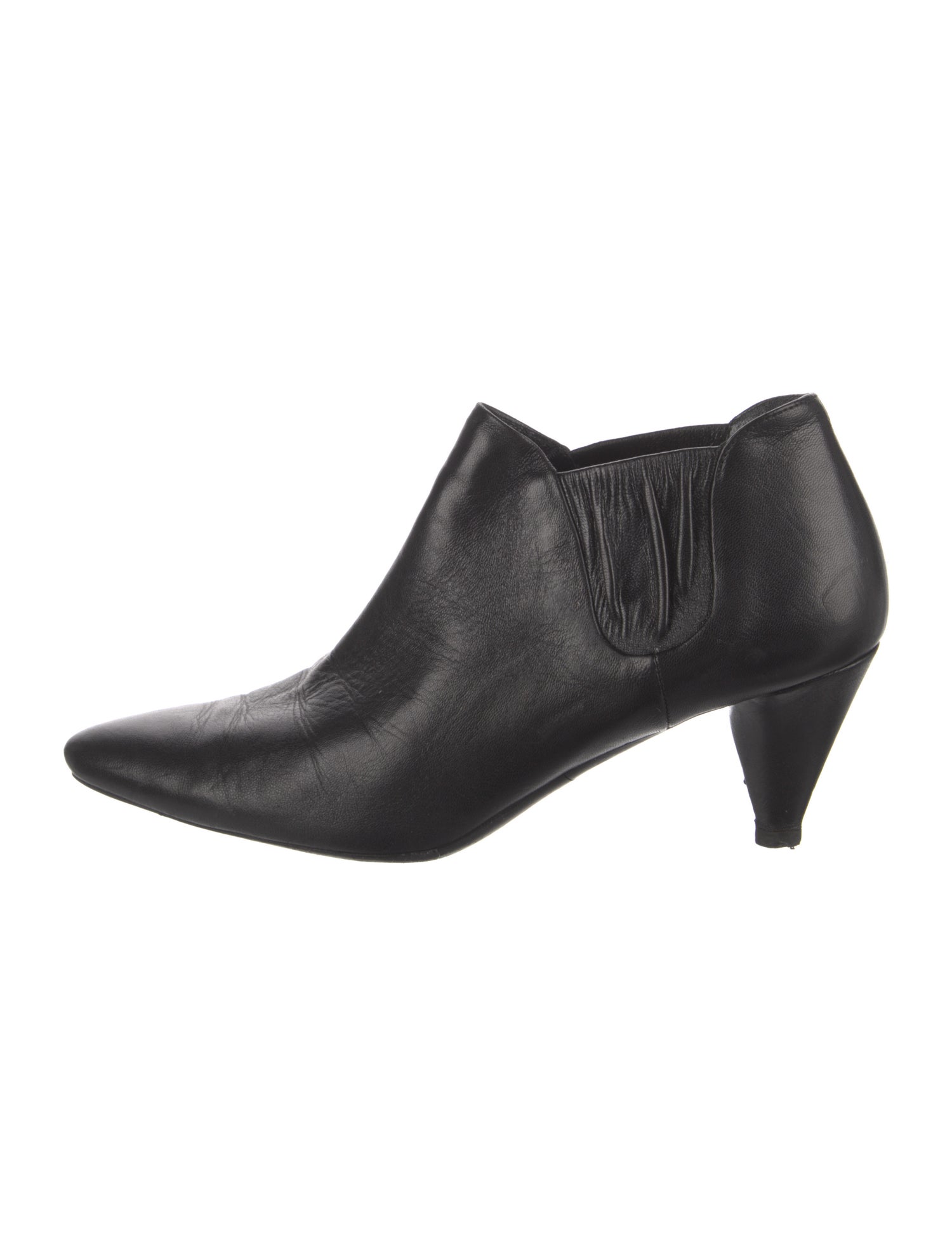 Prada Leather Ruffle Embellishment Boots