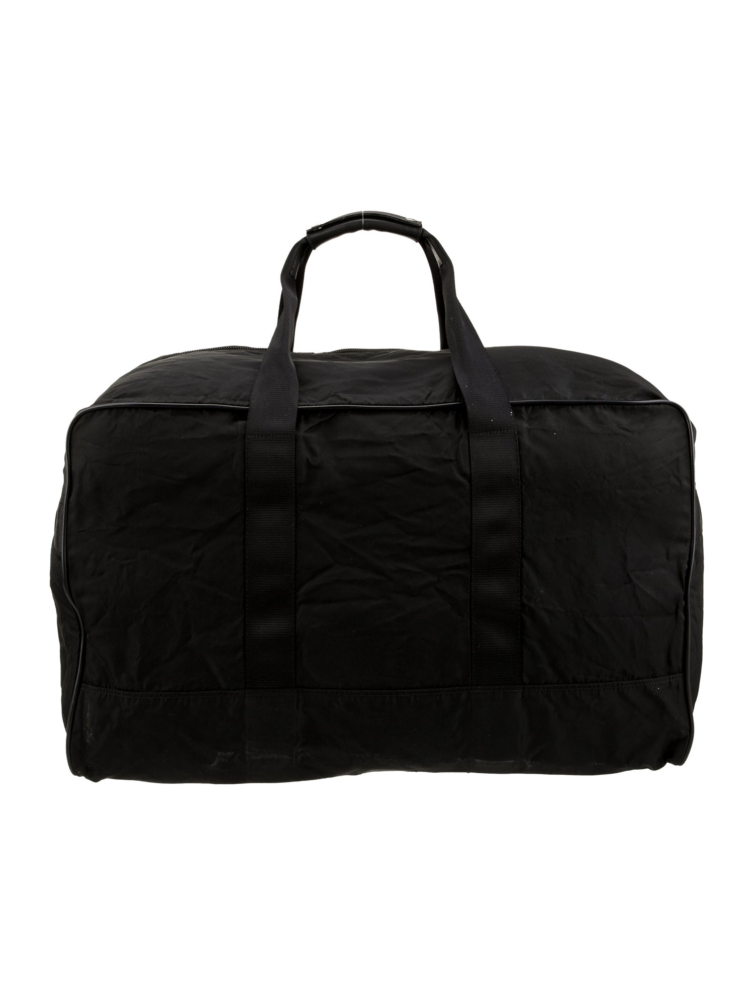 Prada Saffiano Leather Weekender Bag Vintage