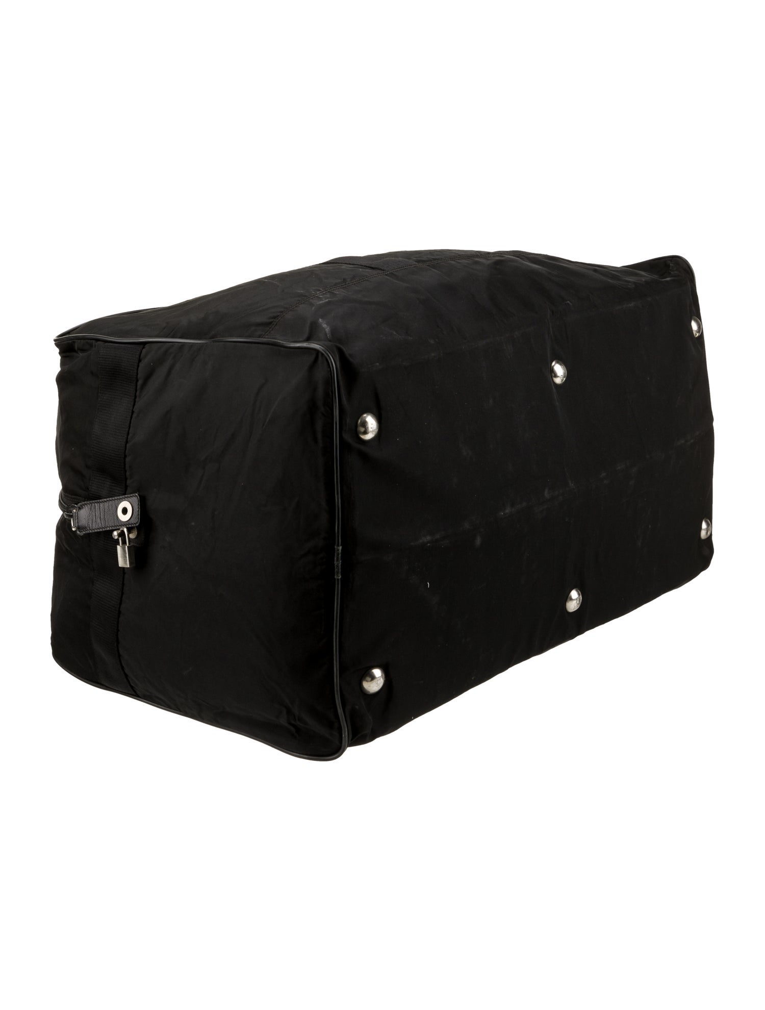 Prada Saffiano Leather Weekender Bag Vintage